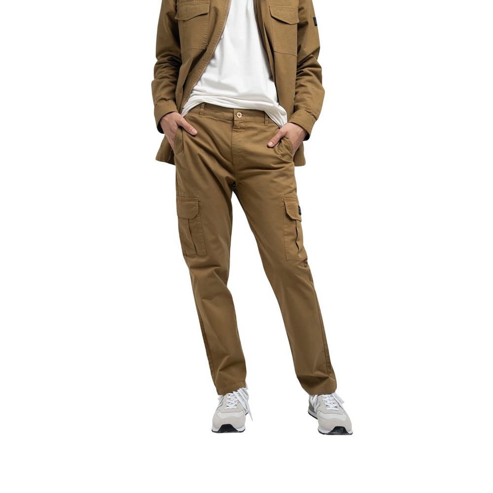 Della Terra The Organic Cotton Cargo Pants Tan Khaki Mens Size 30 Sustainable